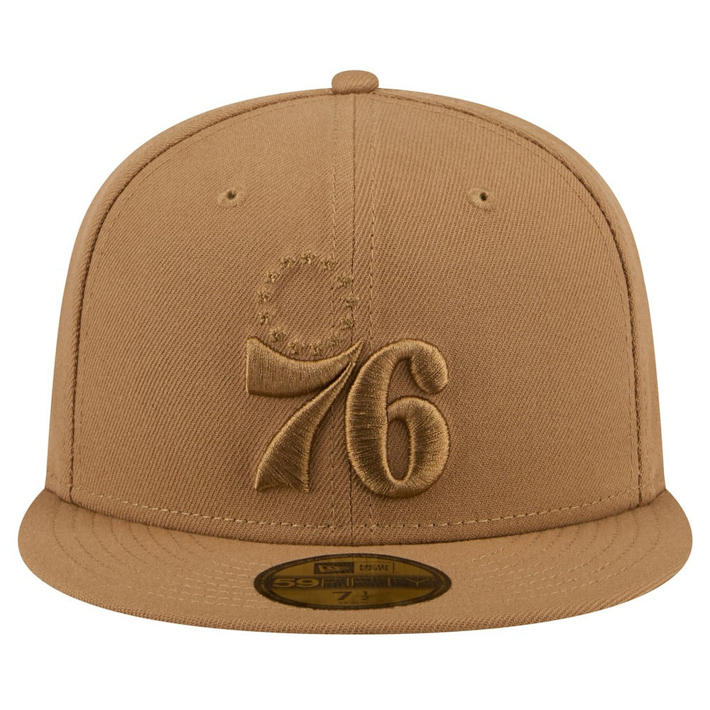 New Era - Philadelphia 76ers 59FIFTY Fitted Hat - Tan