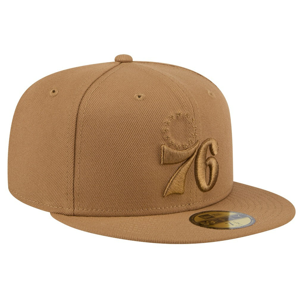 New Era - Philadelphia 76ers 59FIFTY Fitted Hat - Tan