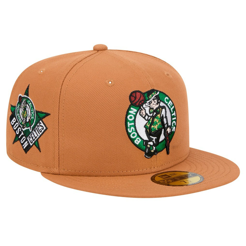 New Era -  Boston Celtics Color Pack 59FIFTY Fitted Hat - Tan