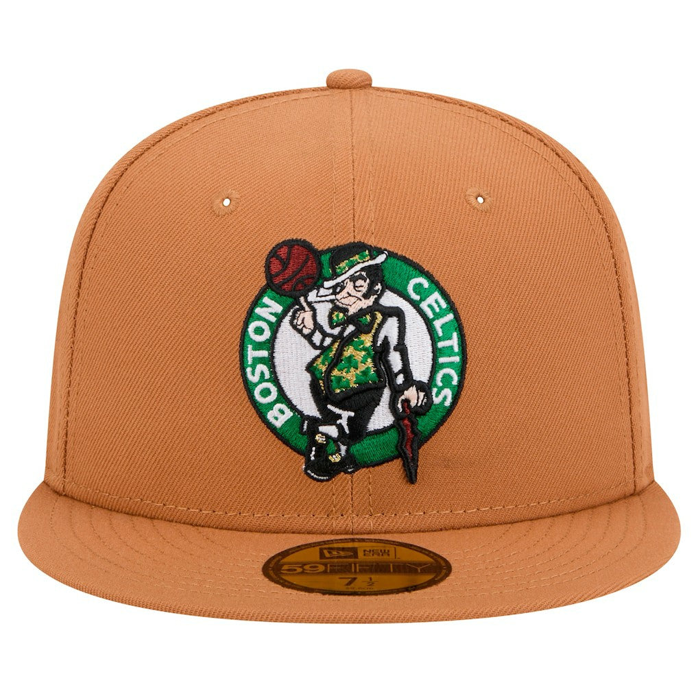New Era -  Boston Celtics Color Pack 59FIFTY Fitted Hat - Tan