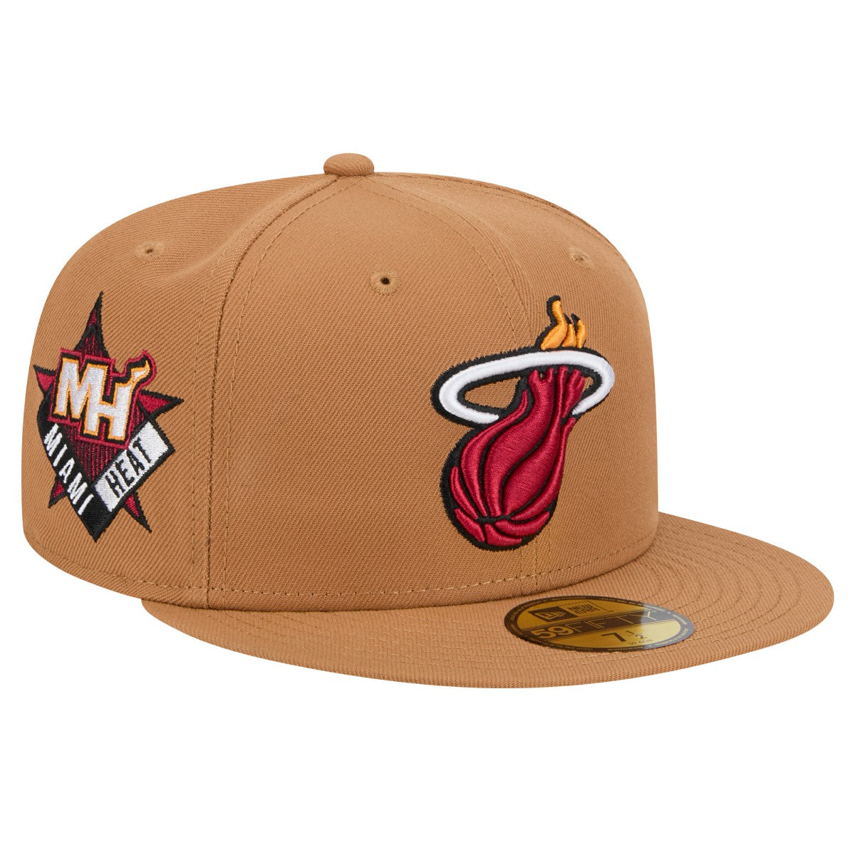 New Era -  Miami Heat Color Pack 59FIFTY Fitted Hat - Tan