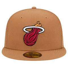 New Era -  Miami Heat Color Pack 59FIFTY Fitted Hat - Tan