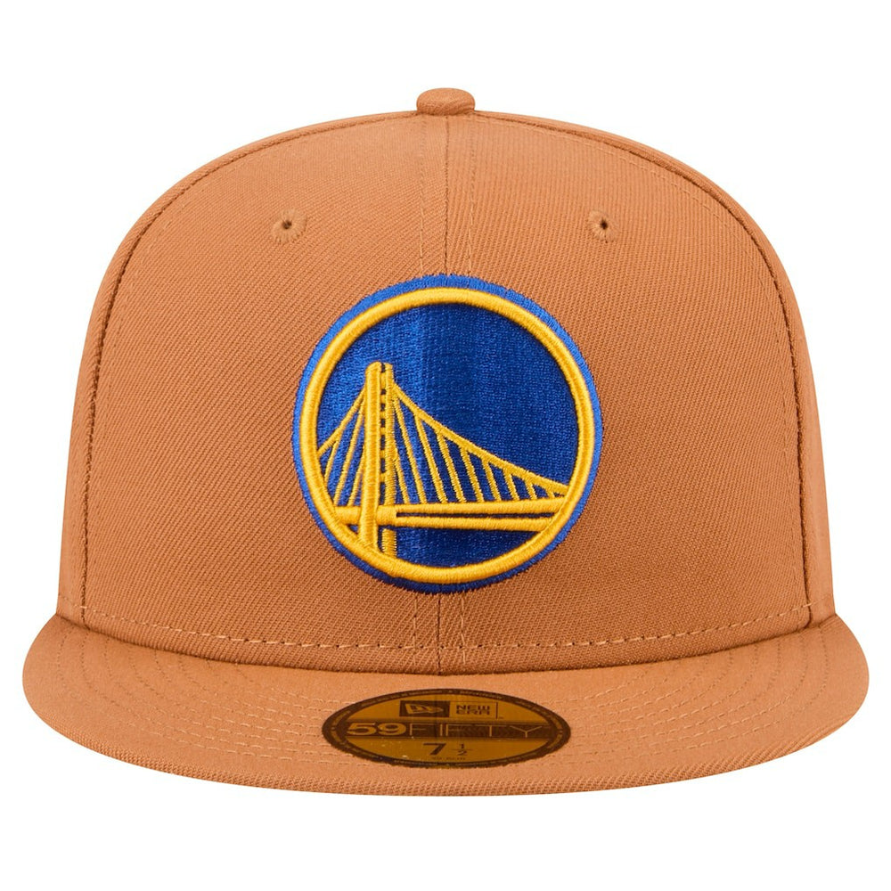 New Era -  Golden State Warriors Color Pack 59FIFTY Fitted Hat - Tan