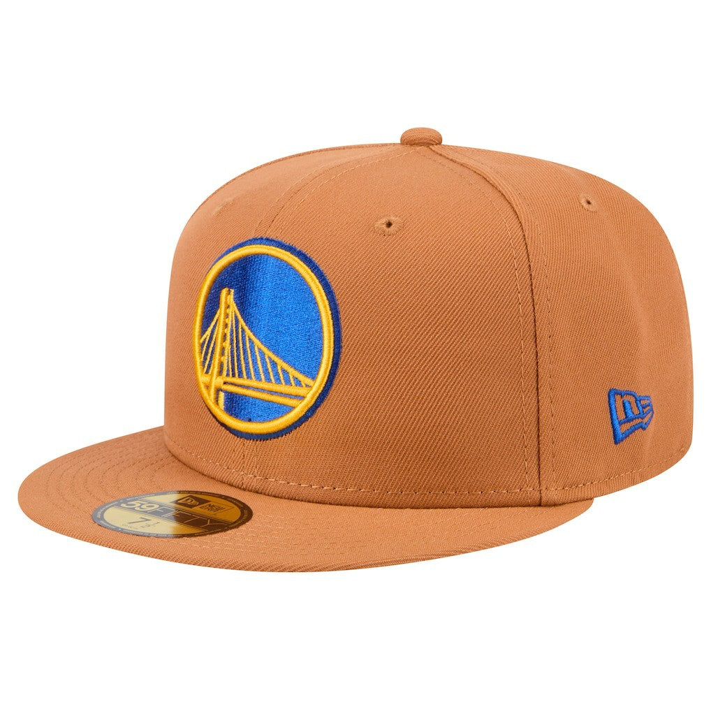 New Era -  Golden State Warriors Color Pack 59FIFTY Fitted Hat - Tan