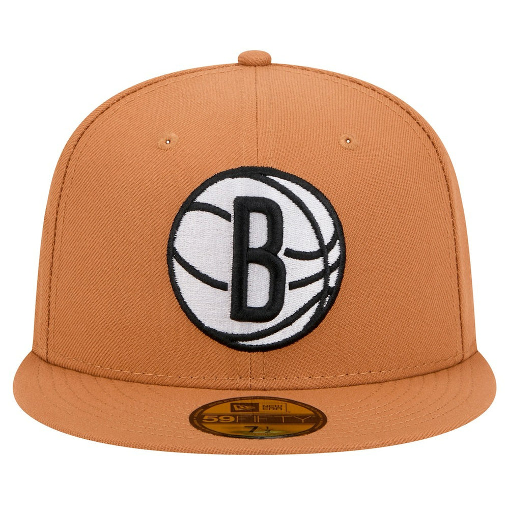 New Era -  Brooklyn Nets Color Pack 59FIFTY Fitted Hat - Tan