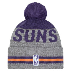 New Era - Phoenix Suns Sport Night Runner Cuffed Knit Hat with Pom - Gray