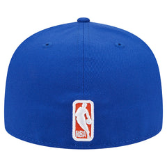 New Era - New York Knicks Sport Night Script Sided 59FIFTY Fitted Hat - Blue