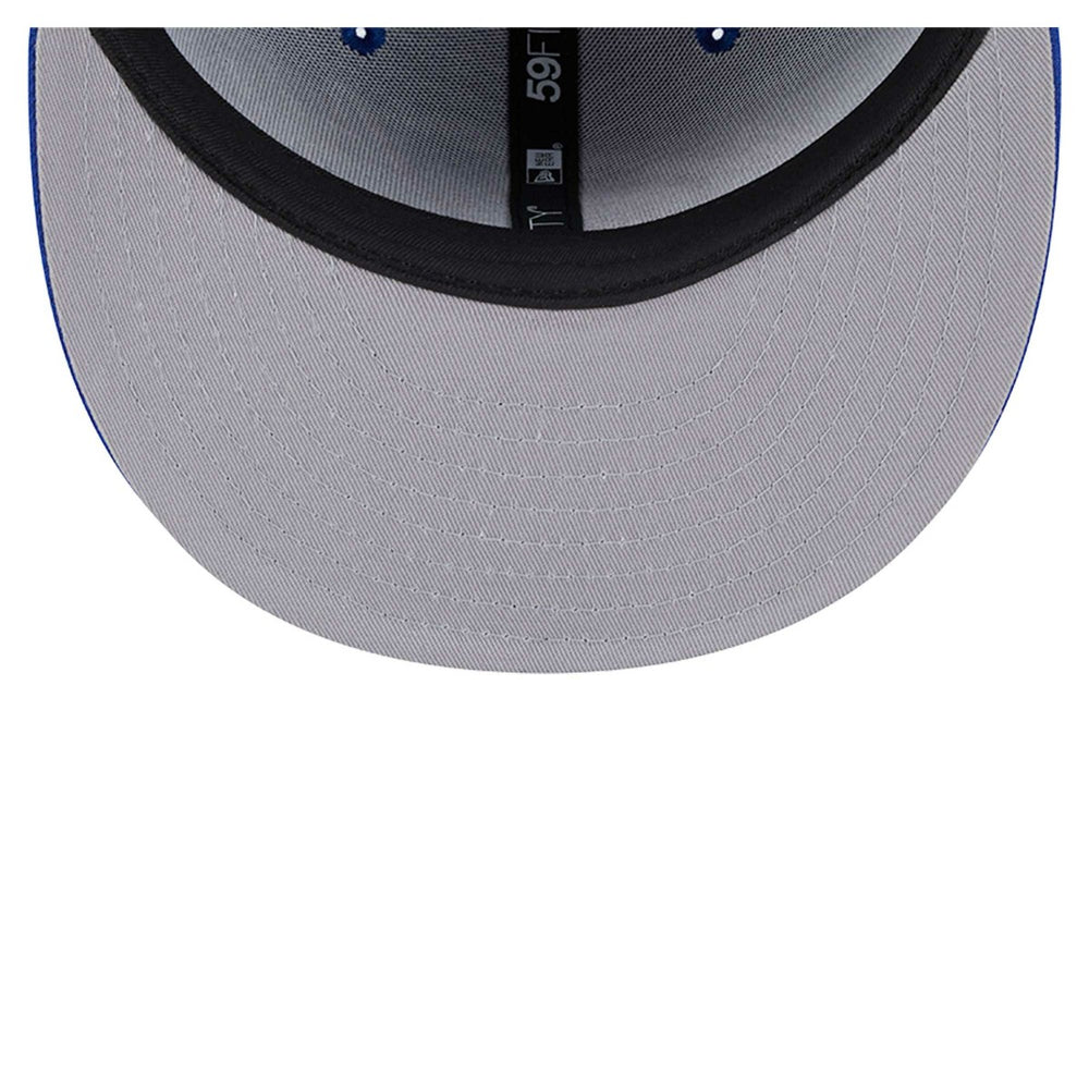 New Era - New York Knicks Sport Night Script Sided 59FIFTY Fitted Hat - Blue