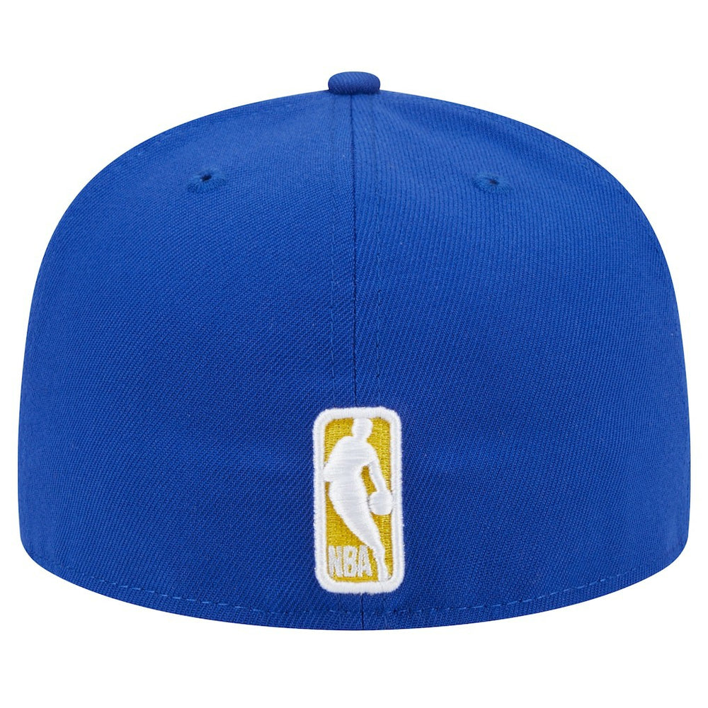 New Era - Golden State Warriors Sport Night Script Sided 59FIFTY Fitted Hat - Royal