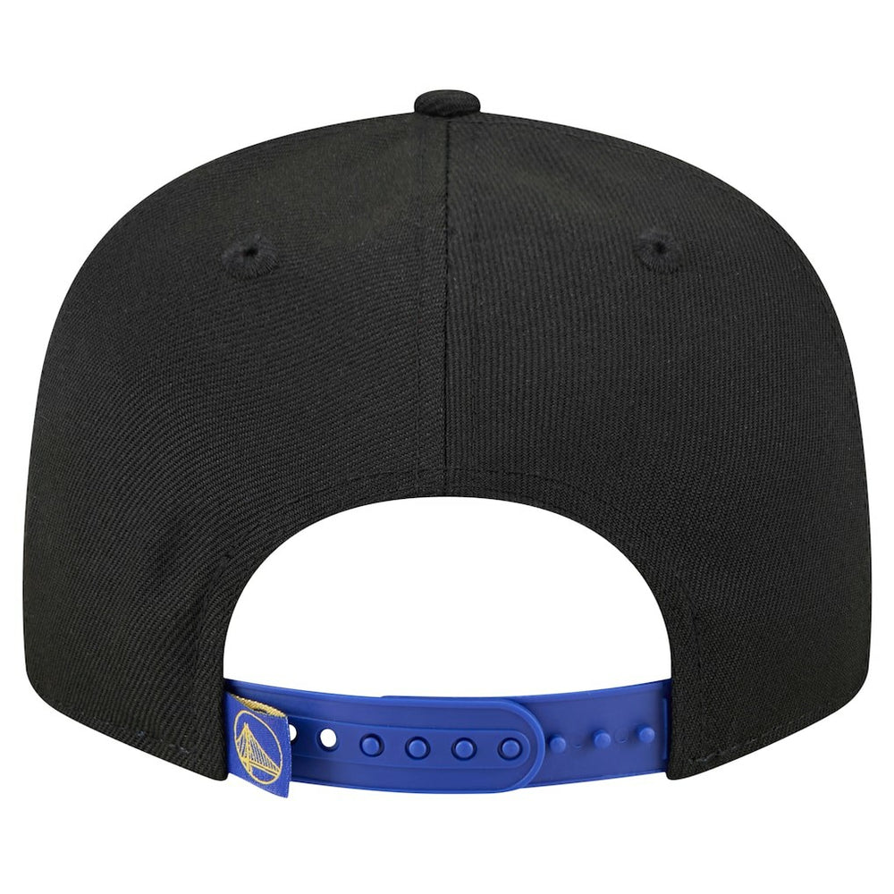 New Era - Golden State Warriors Sport Night Splatter 2-Tone 9FIFTY Snapback Hat - Black/Royal