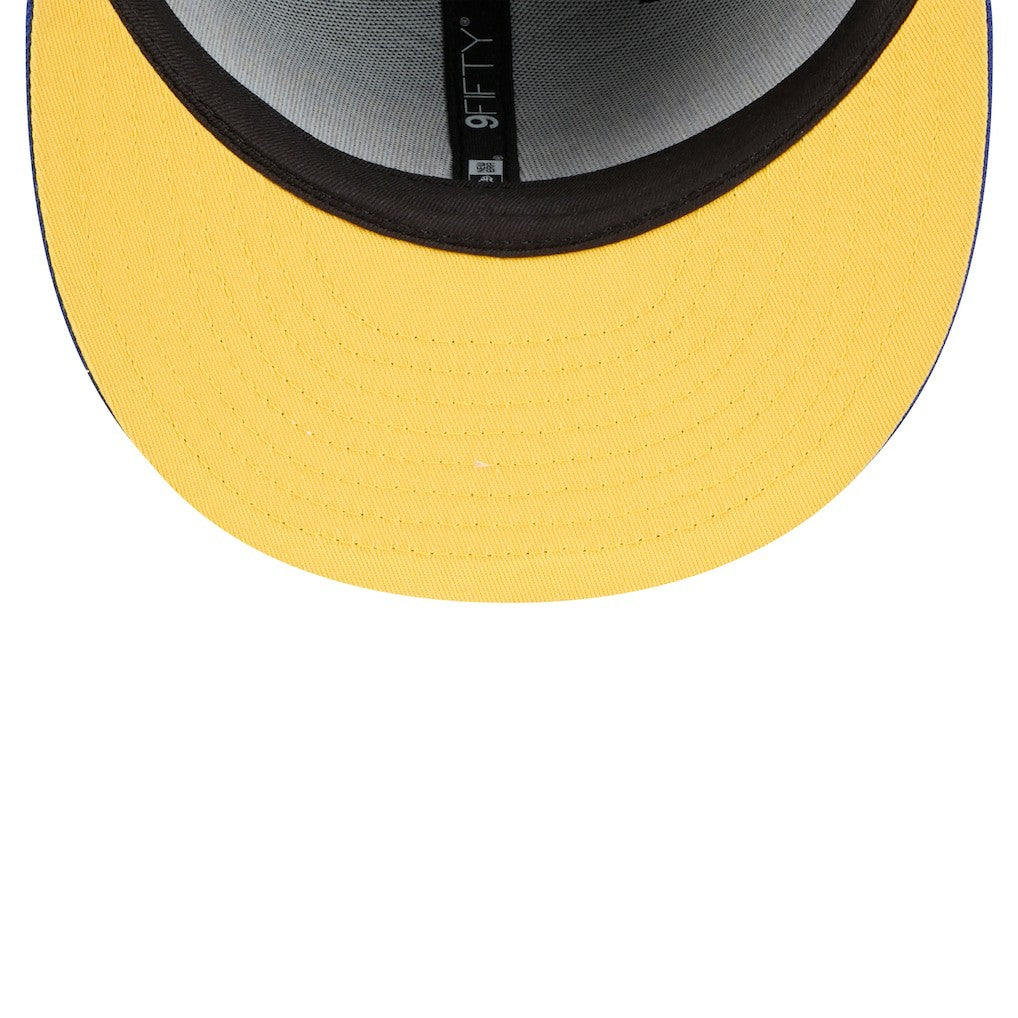 New Era - Golden State Warriors Sport Night Splatter 2-Tone 9FIFTY Snapback Hat - Black/Royal