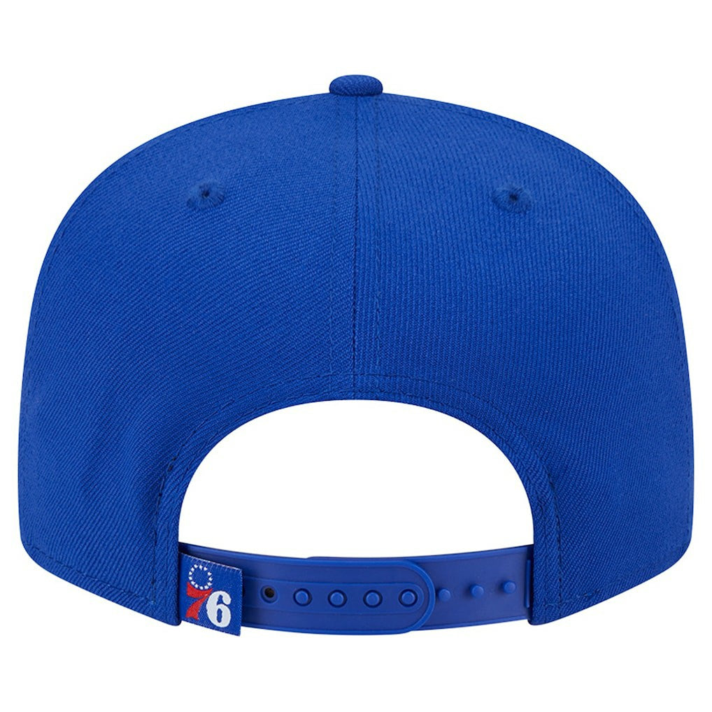 New Era - Philadelphia 76ers Sport Night Team Shadow 9FIFTY Snapback Hat - Royal