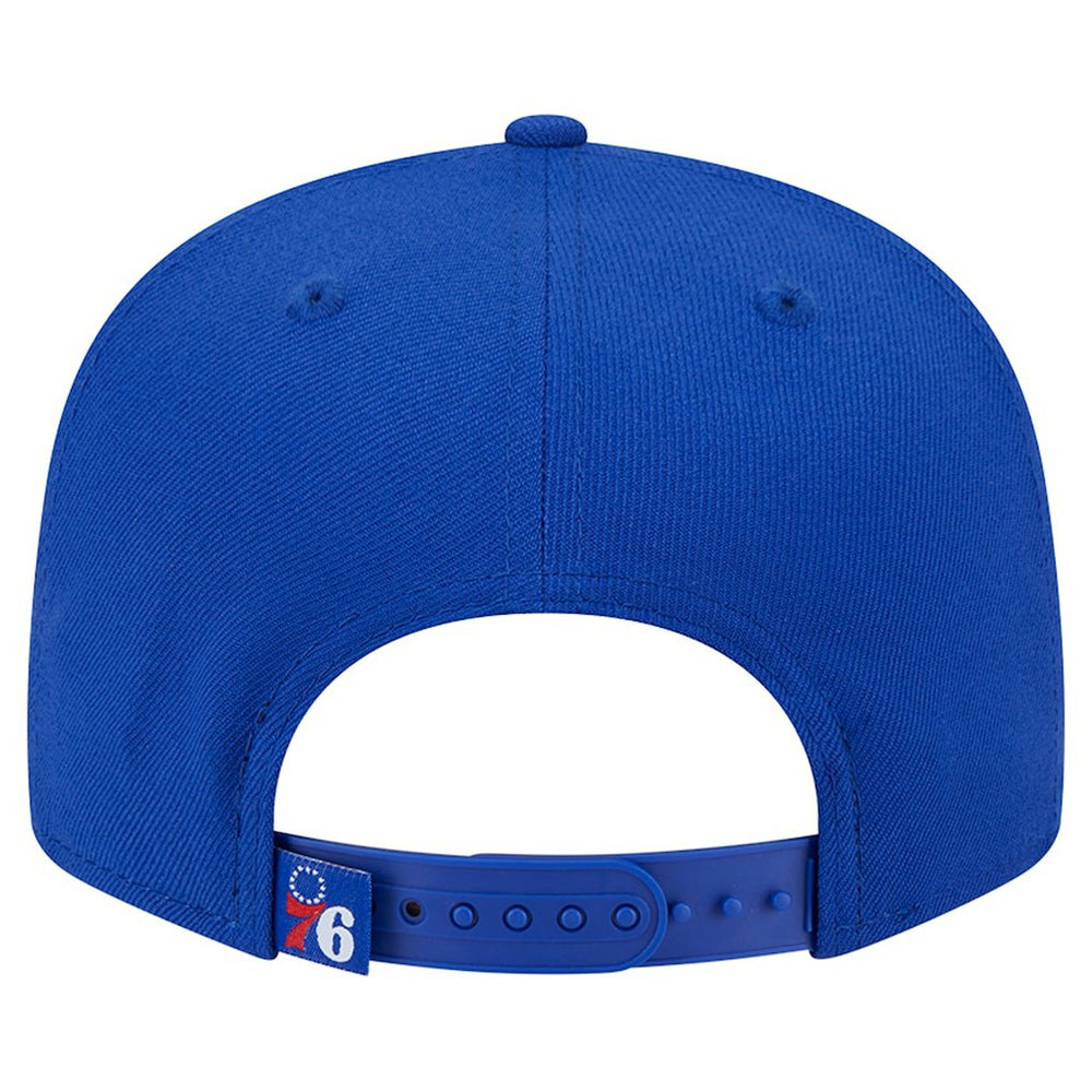 New Era - Philadelphia 76ers Sport Night Team Shadow 9FIFTY Snapback Hat - Royal