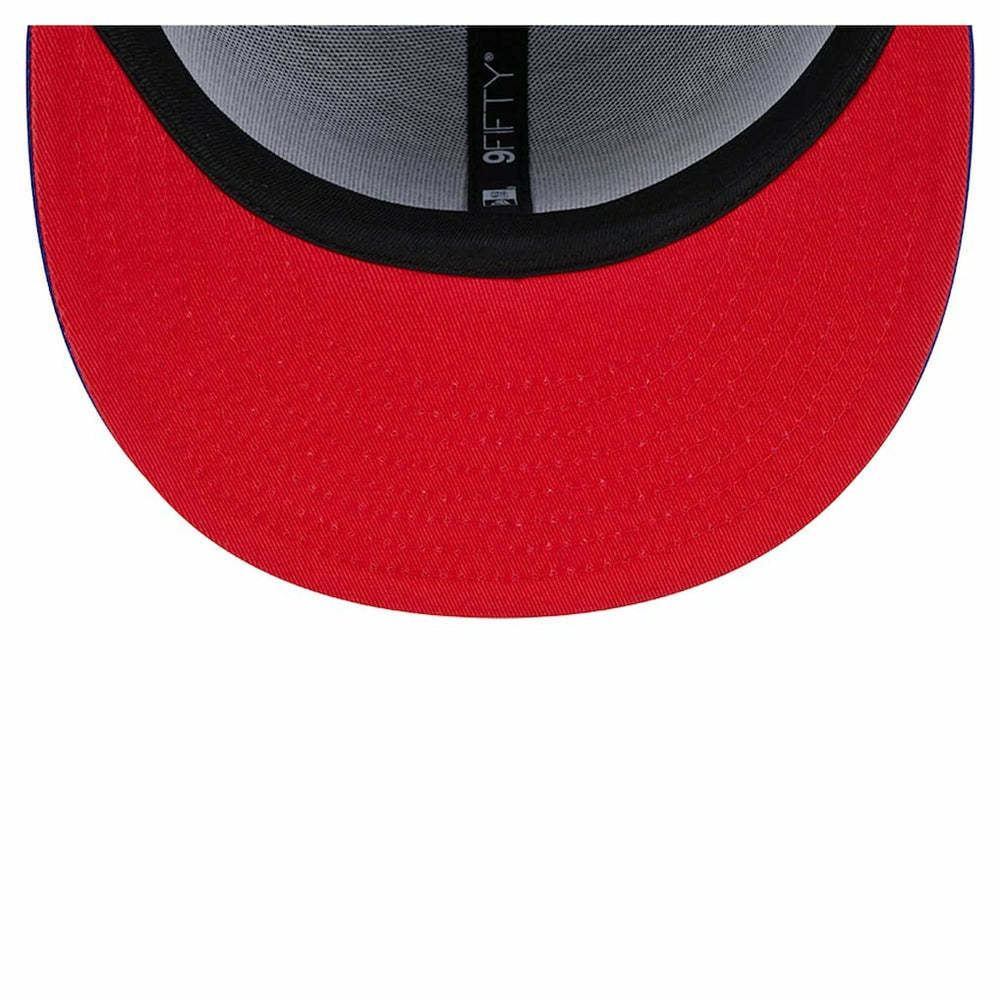 New Era - Philadelphia 76ers Sport Night Team Shadow 9FIFTY Snapback Hat - Royal