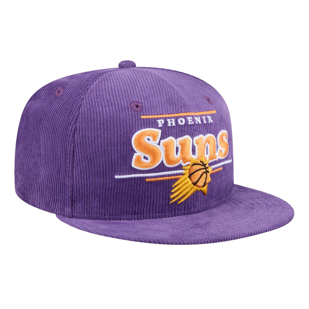 New Era - Phoenix Suns Throwback Display Corduroy 9FIFTY Snapback Hat - Purple