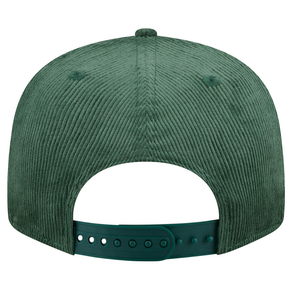 New Era - Milwaukee Bucks Throwback Display Corduroy 9FIFTY Snapback Hat - Hunter Green