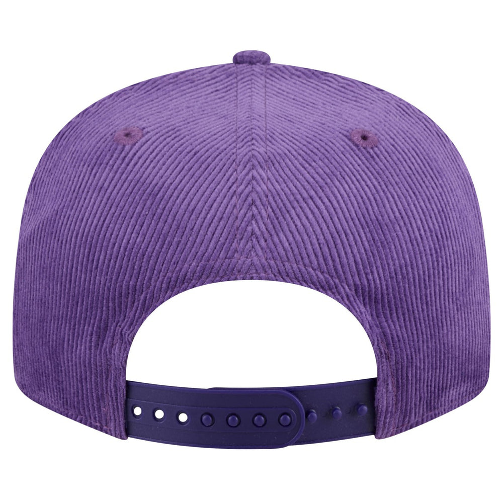 New Era - Los Angeles Lakers Throwback Display Corduroy 9FIFTY Snapback Hat - Purple