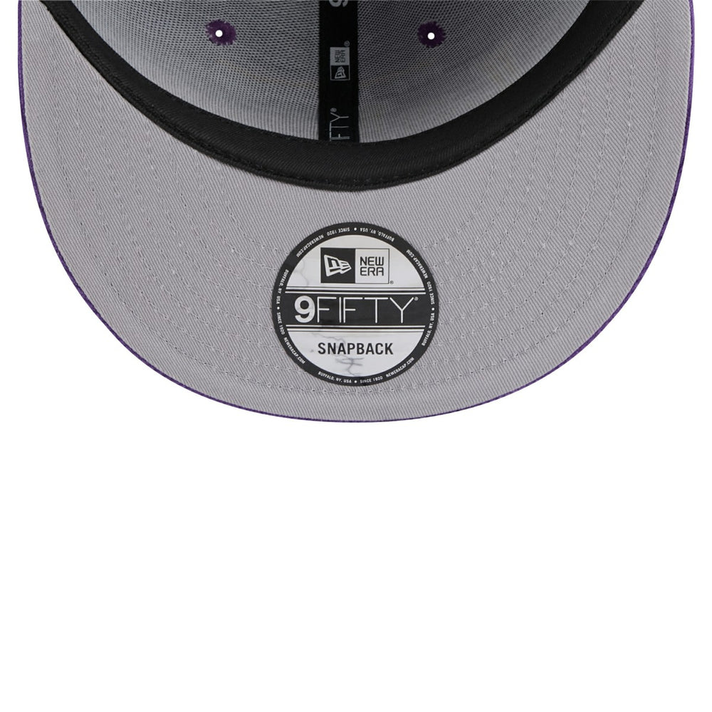 New Era - Los Angeles Lakers Throwback Display Corduroy 9FIFTY Snapback Hat - Purple