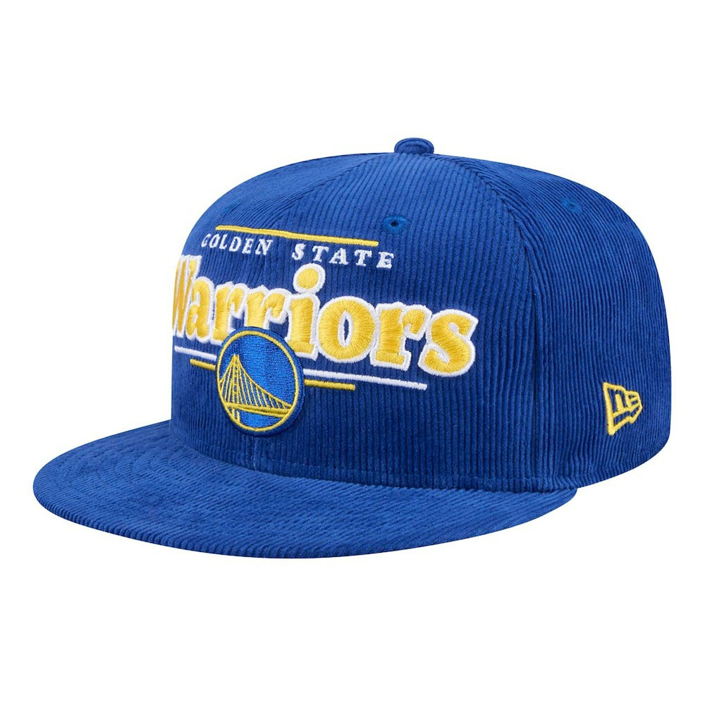 New Era - Golden State Warriors Throwback Display Corduroy 9FIFTY Snapback Hat - Royal