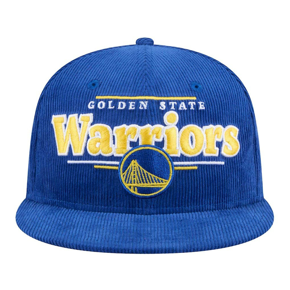 New Era - Golden State Warriors Throwback Display Corduroy 9FIFTY Snapback Hat - Royal