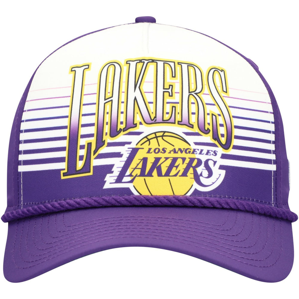 New Era -  Los Angeles Lakers Purple Throwback Gradient A-Frame 9FORTY Adjustable Hat