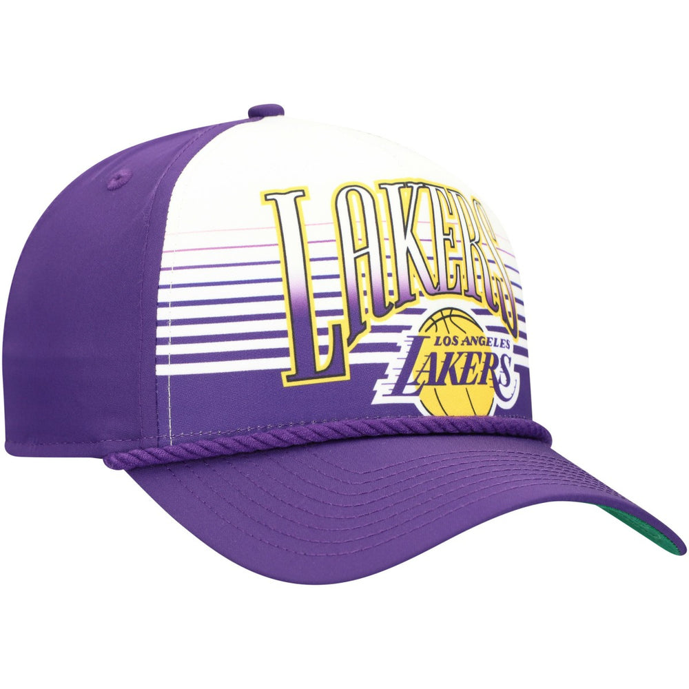 New Era -  Los Angeles Lakers Purple Throwback Gradient A-Frame 9FORTY Adjustable Hat