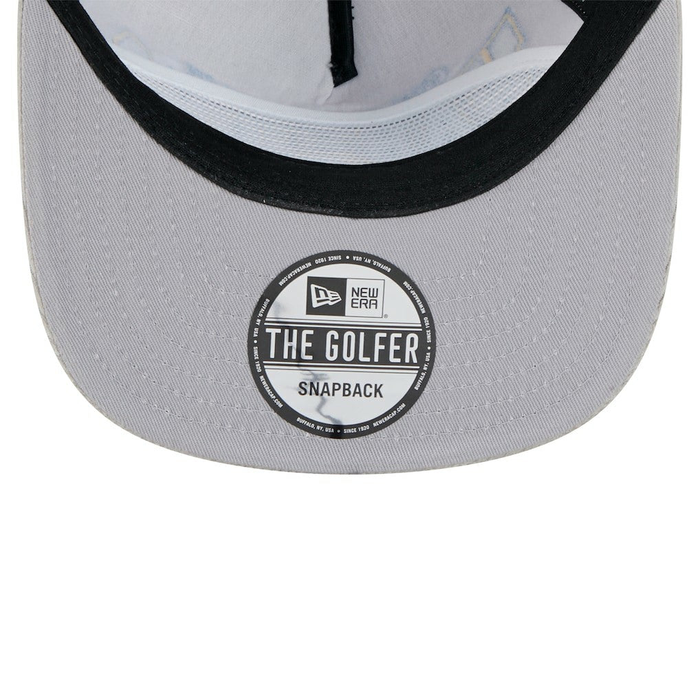 New Era - Golden State Warriors Throwback Corduroy Golfer Snapback Hat - Gray