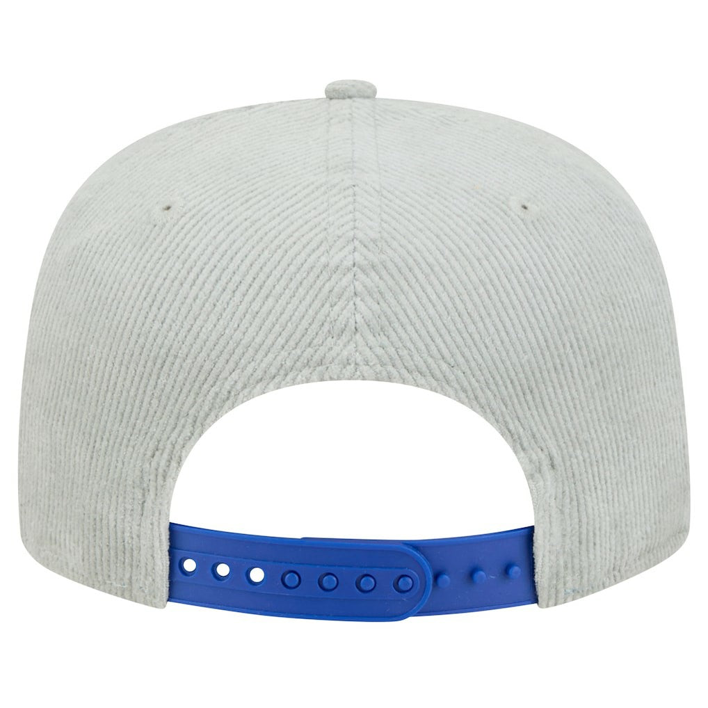 New Era - Philadelphia 76ers Throwback Corduroy Golfer Snapback Hat - Gray