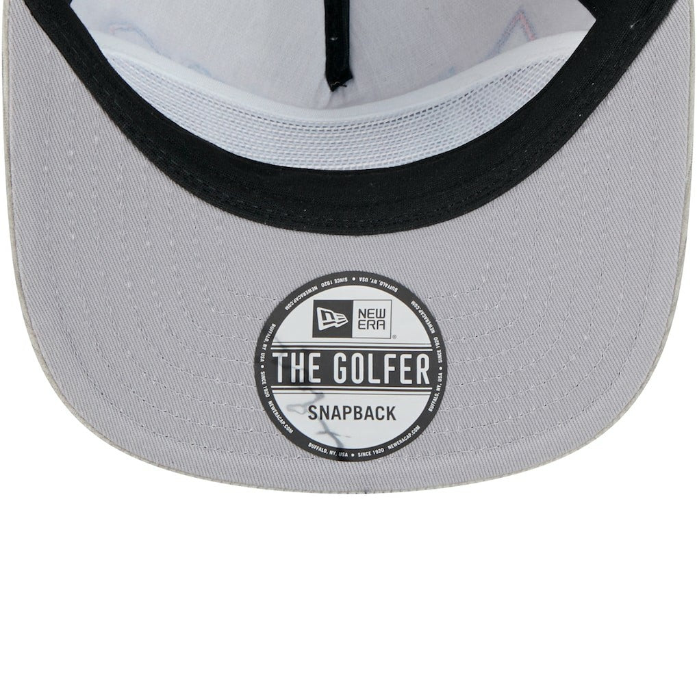 New Era - Philadelphia 76ers Throwback Corduroy Golfer Snapback Hat - Gray