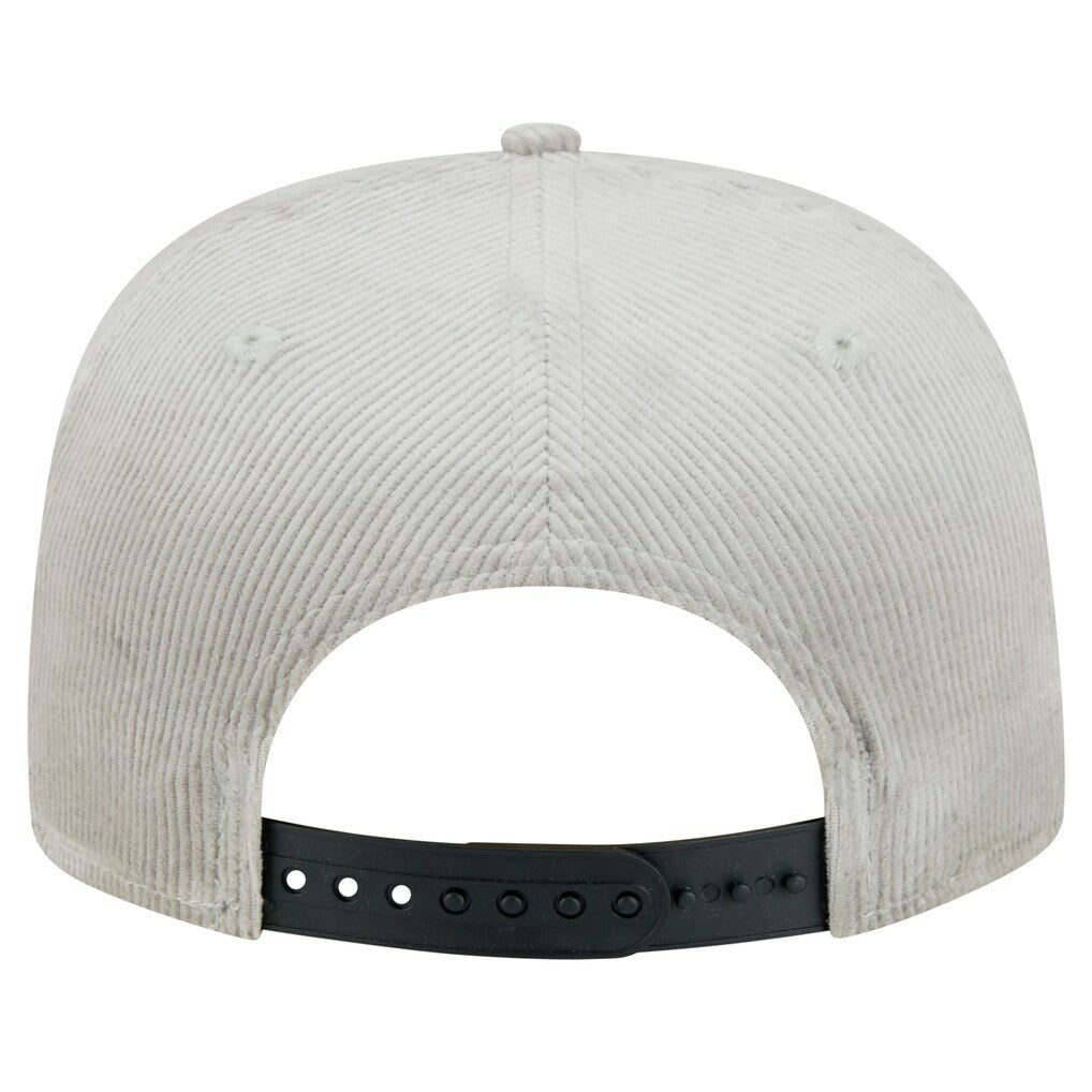 New Era - Chicago Bulls Throwback Corduroy Golfer Snapback Hat - Gray