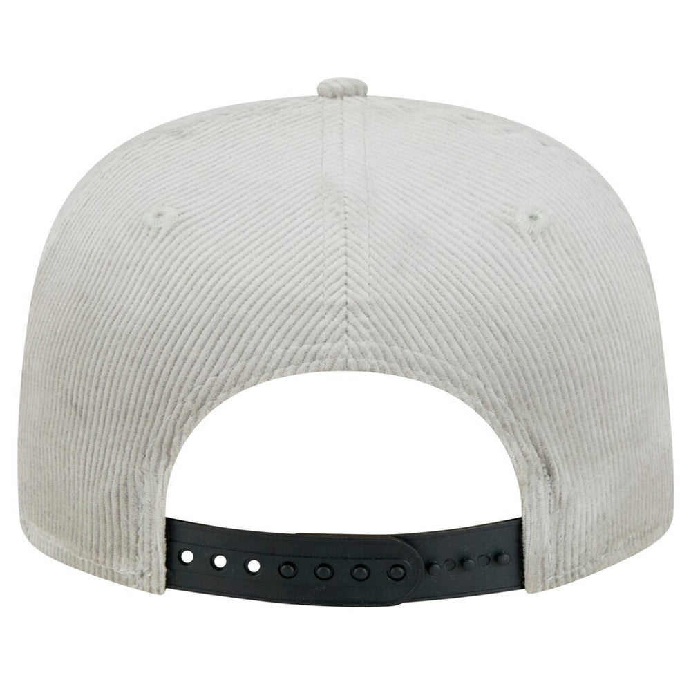 New Era - Chicago Bulls Throwback Corduroy Golfer Snapback Hat - Gray