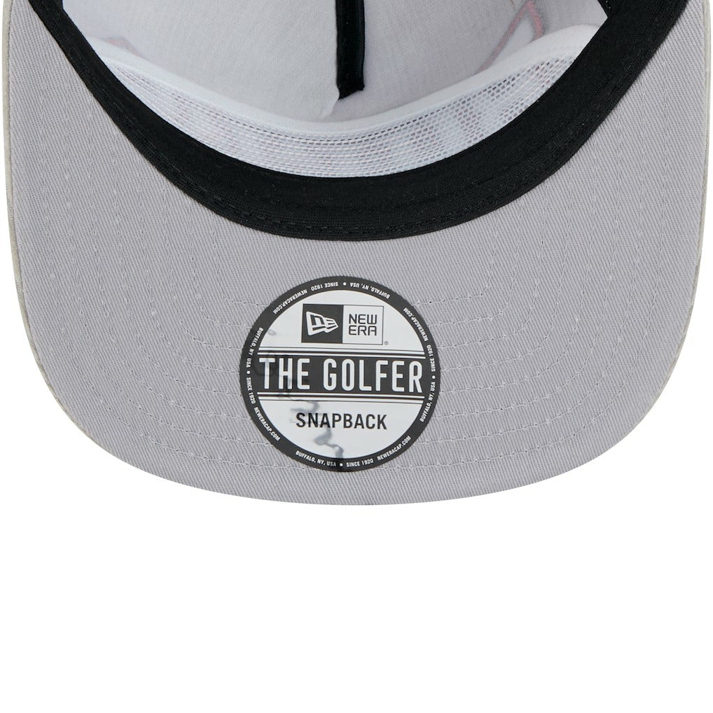 New Era - Chicago Bulls Throwback Corduroy Golfer Snapback Hat - Gray