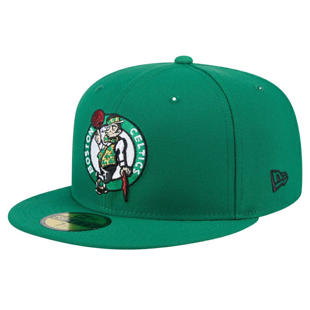 New Era - Boston Celtics Throwback Pennant 59FIFTY Fitted Hat - Kelly Green
