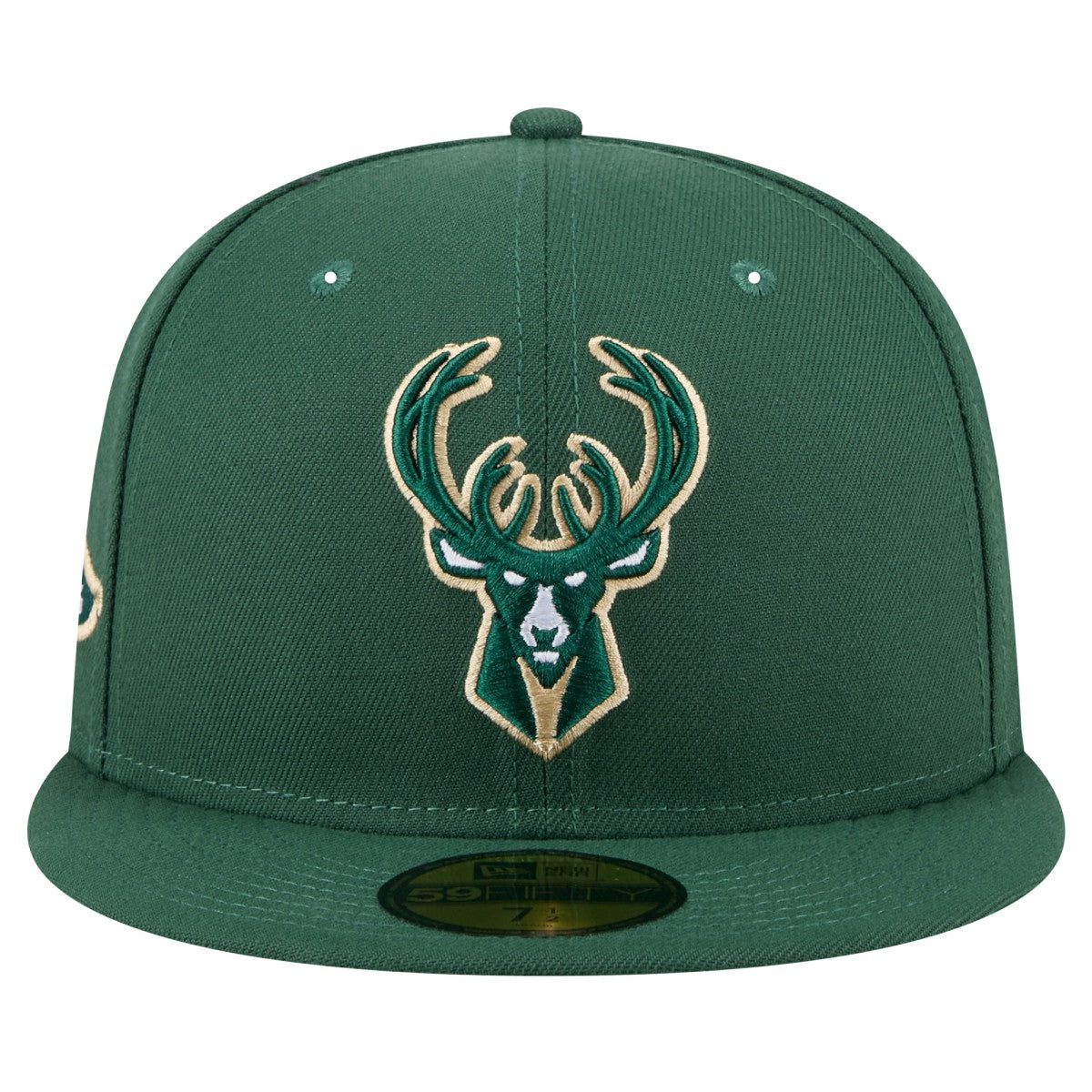 New Era - Milwaukee Bucks Throwback Pennant 59FIFTY Fitted Hat - Hunter Green