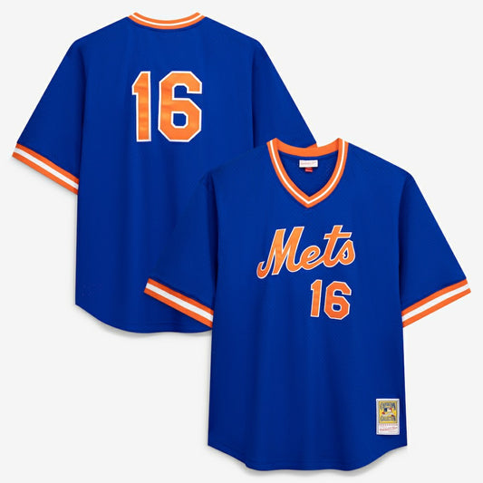 Dwight Gooden New York Mets Profile Big & Tall Cooperstown Collection Mesh Batting Practice Jersey - Royal | MLB Jerseys