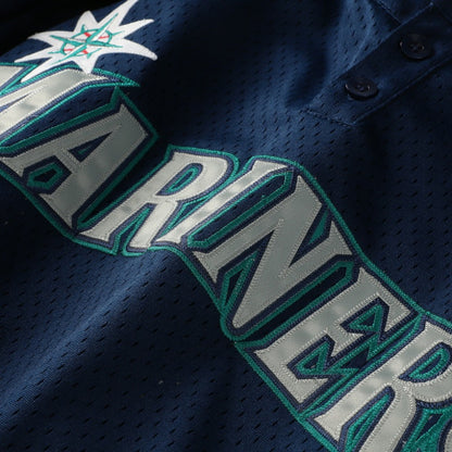 Seattle Mariners Mitchell & Ness Big & Tall Cooperstown Collection Mesh Batting Practice Jersey - Navy | MLB Jerseys