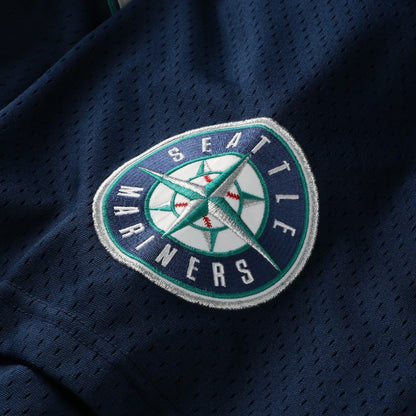Seattle Mariners Mitchell & Ness Big & Tall Cooperstown Collection Mesh Batting Practice Jersey - Navy | MLB Jerseys