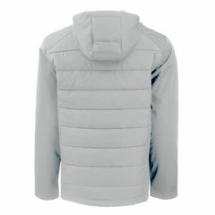 Detroit Lions Cutter & Buck Evoke PrimaLoft Hybrid Eco Softshell Recycled Full-Zip Hooded Jacket Gray - NFL