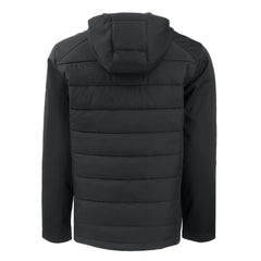 Washington Commanders Cutter & Buck Evoke PrimaLoft Hybrid Eco Softshell Recycled Full-Zip Hooded Jacket Black - NFL