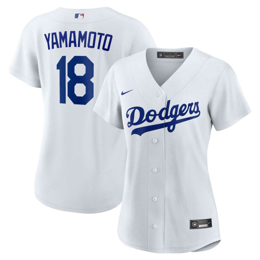 Yoshinobu Yamamoto Los Angeles Dodgers Nike Women's Home Replica Player Jersey - White | MLB Jerseys