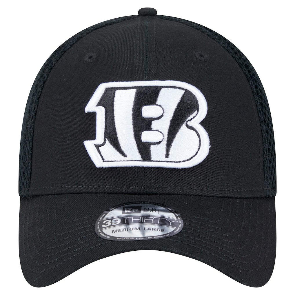 New Era Cincinnati Bengals Black Main Neo 39THIRTY Flex Hat - NFL
