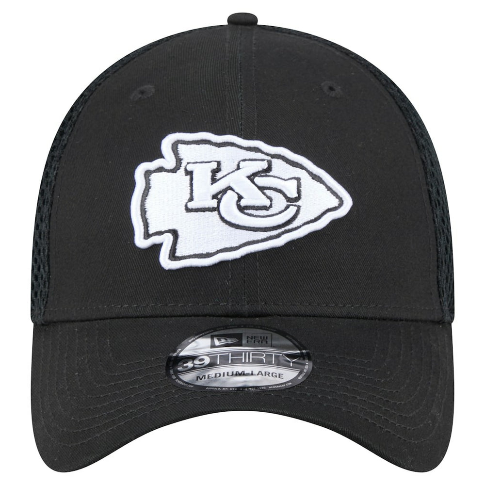 New Era Kansas City Chiefs Black Main Neo 39THIRTY Flex Hat - NFL