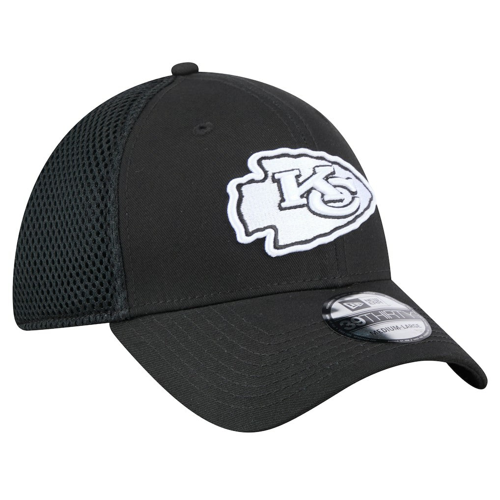 New Era Kansas City Chiefs Black Main Neo 39THIRTY Flex Hat - NFL
