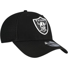 New Era Las Vegas Raiders Black Main Neo 39THIRTY Flex Hat - NFL