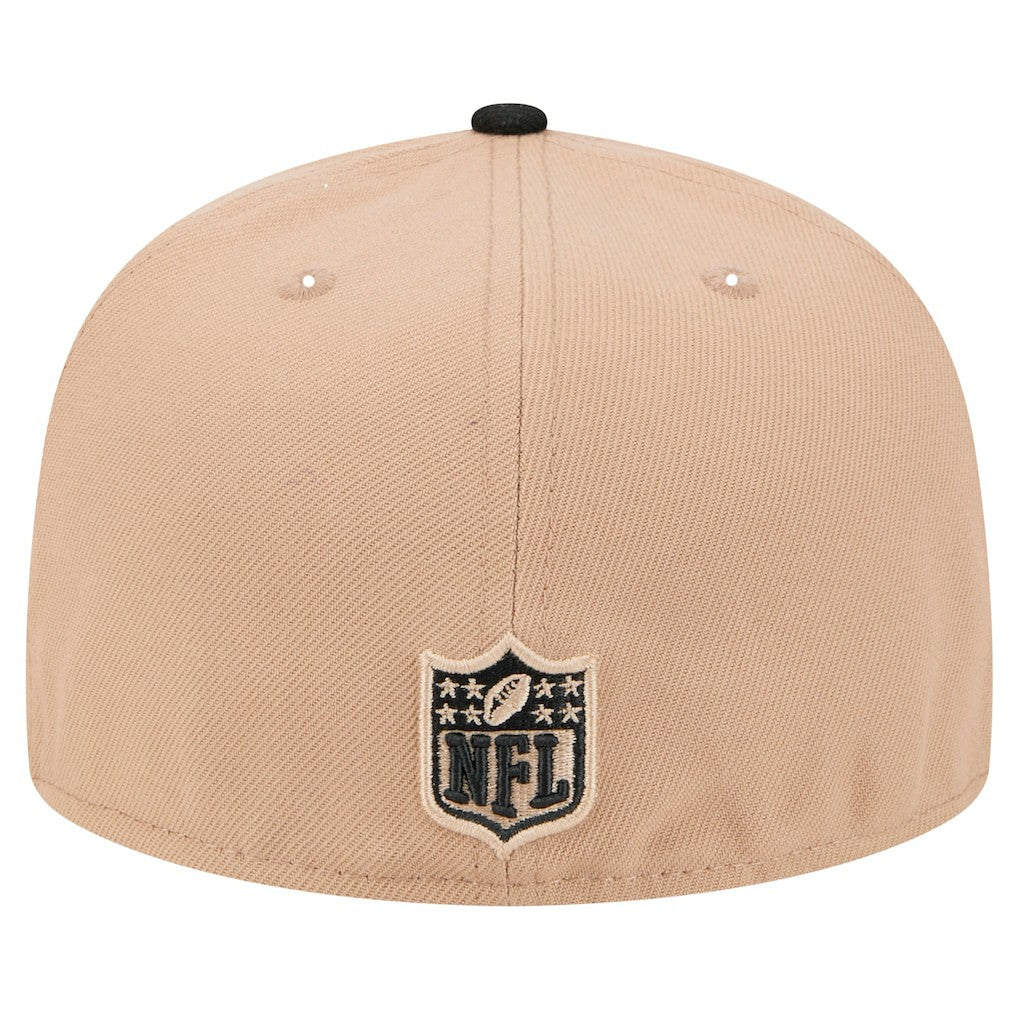 Baltimore Ravens New Era Logo Main 59FIFTY Fitted Hat Tan - NFL