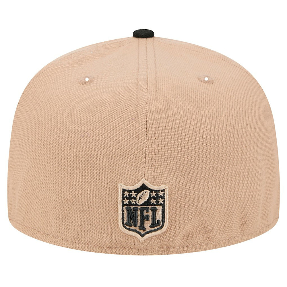 Baltimore Ravens New Era Logo Main 59FIFTY Fitted Hat Tan - NFL