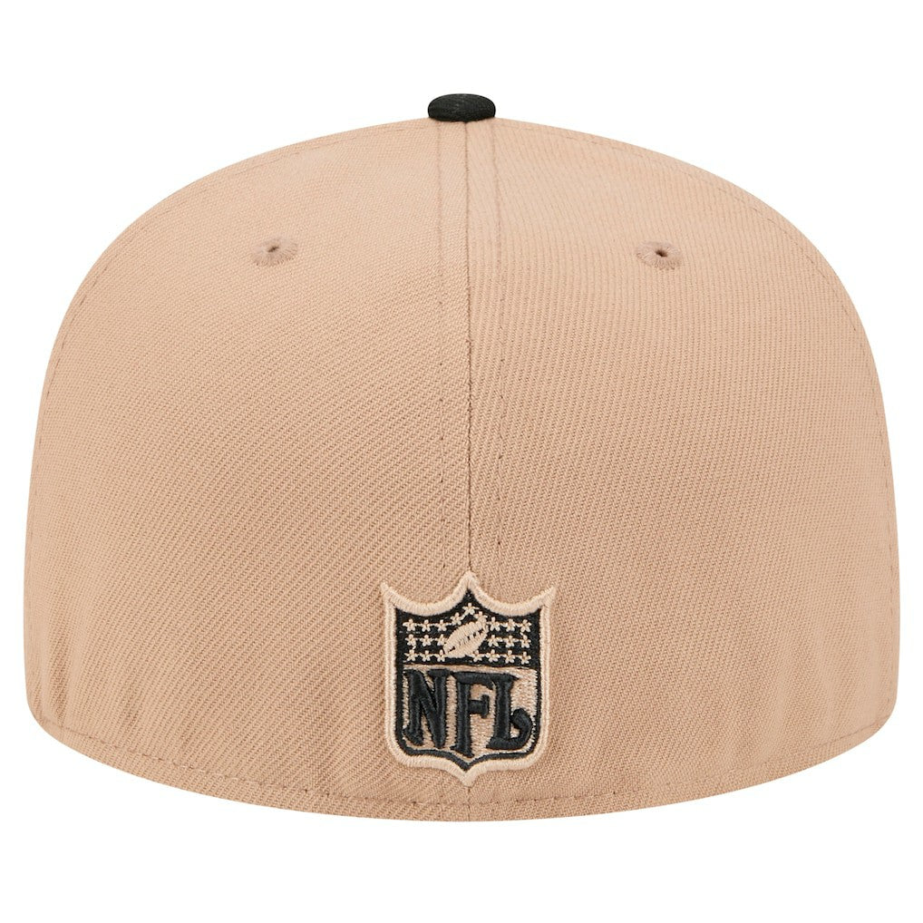 Atlanta Falcons New Era Throwback Logo Main 59FIFTY Fitted Hat Tan - NFL