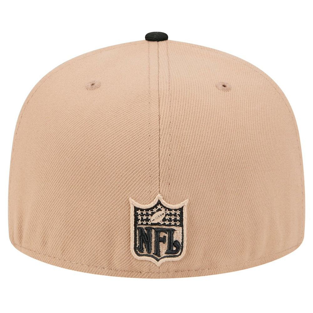Atlanta Falcons New Era Throwback Logo Main 59FIFTY Fitted Hat Tan - NFL