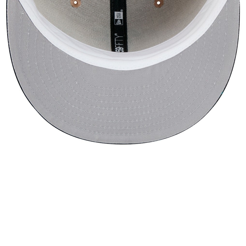 Atlanta Falcons New Era Throwback Logo Main 59FIFTY Fitted Hat Tan - NFL