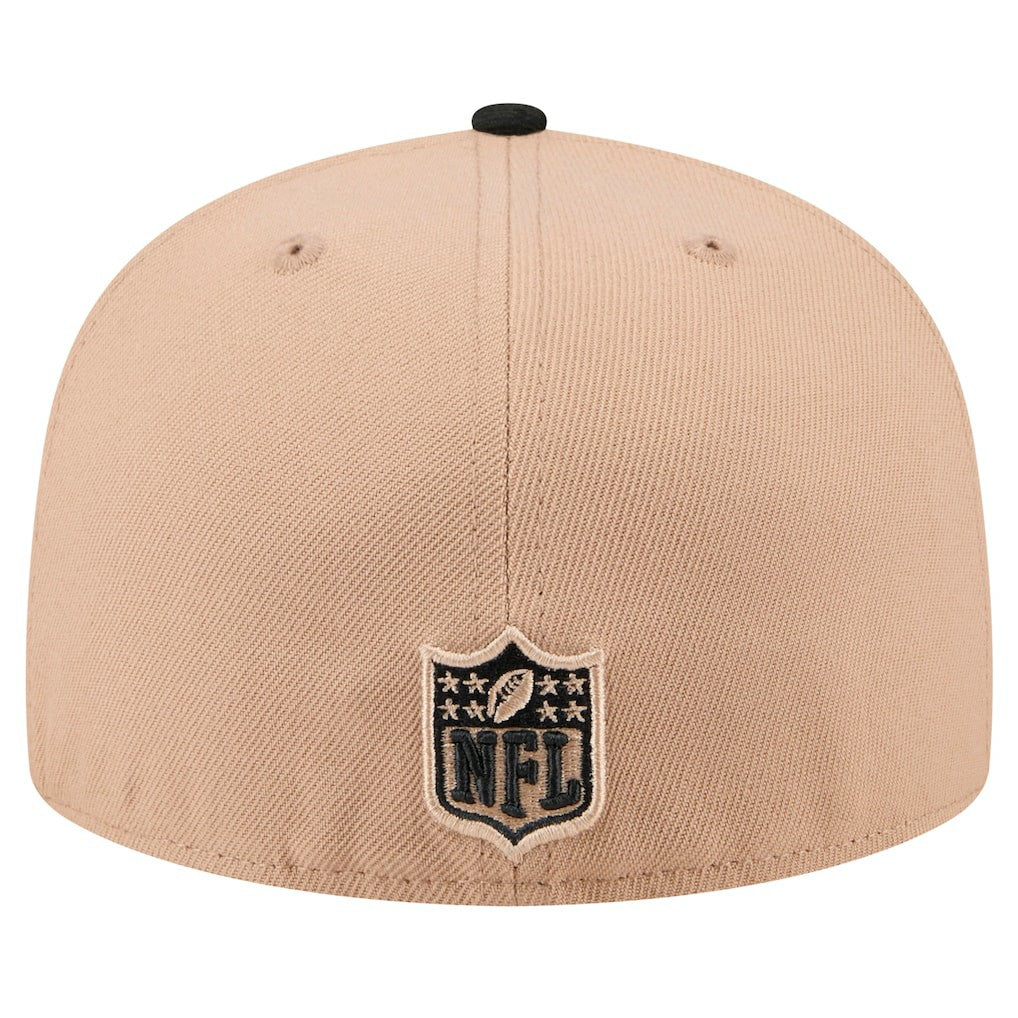 Cincinnati Bengals New Era Logo Main 59FIFTY Fitted Hat Tan - NFL